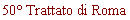 50� Trattato di Roma
