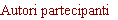Autori partecipanti