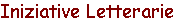 Iniziative Letterarie
