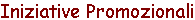 Iniziative Promozionali