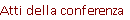 Atti della conferenza