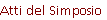 Atti del Simposio