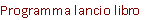 Programma lancio libro